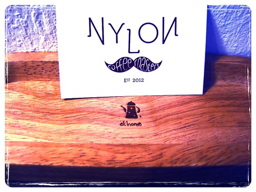Nylon Coffee Roasters' card & tray