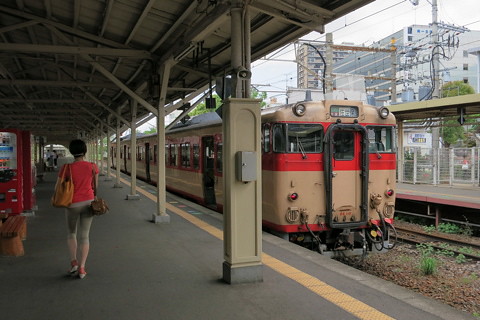 長崎から電車に乗って上熊本へ