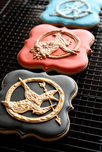 Hunger Games Mockingjay Cookies.