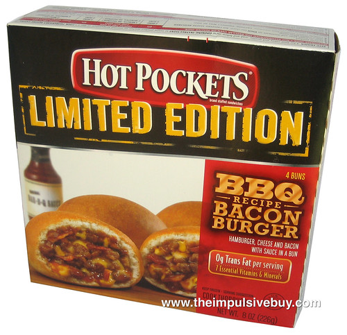 REVIEW: Hot Pockets Limited BBQ Recipe Bacon Burger - The Impulsive Buy