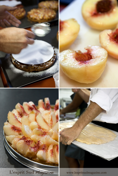 Peach tart - L'institut Gastronomie Riviera (Seillans - Provence)