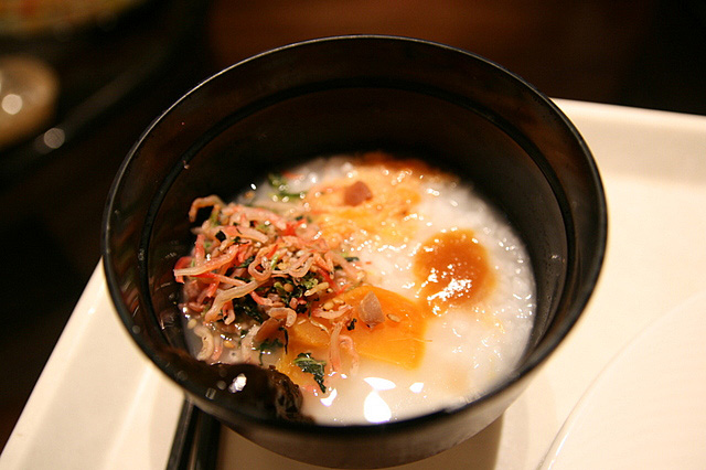 Okayu - porridge with toppings
