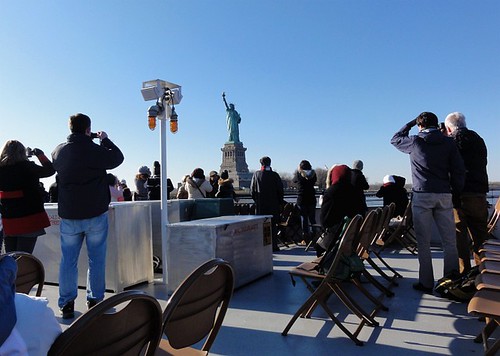 Statue of Liberty from a sightseeing boat