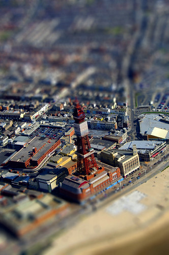 Blackpool Tower - tiltshift