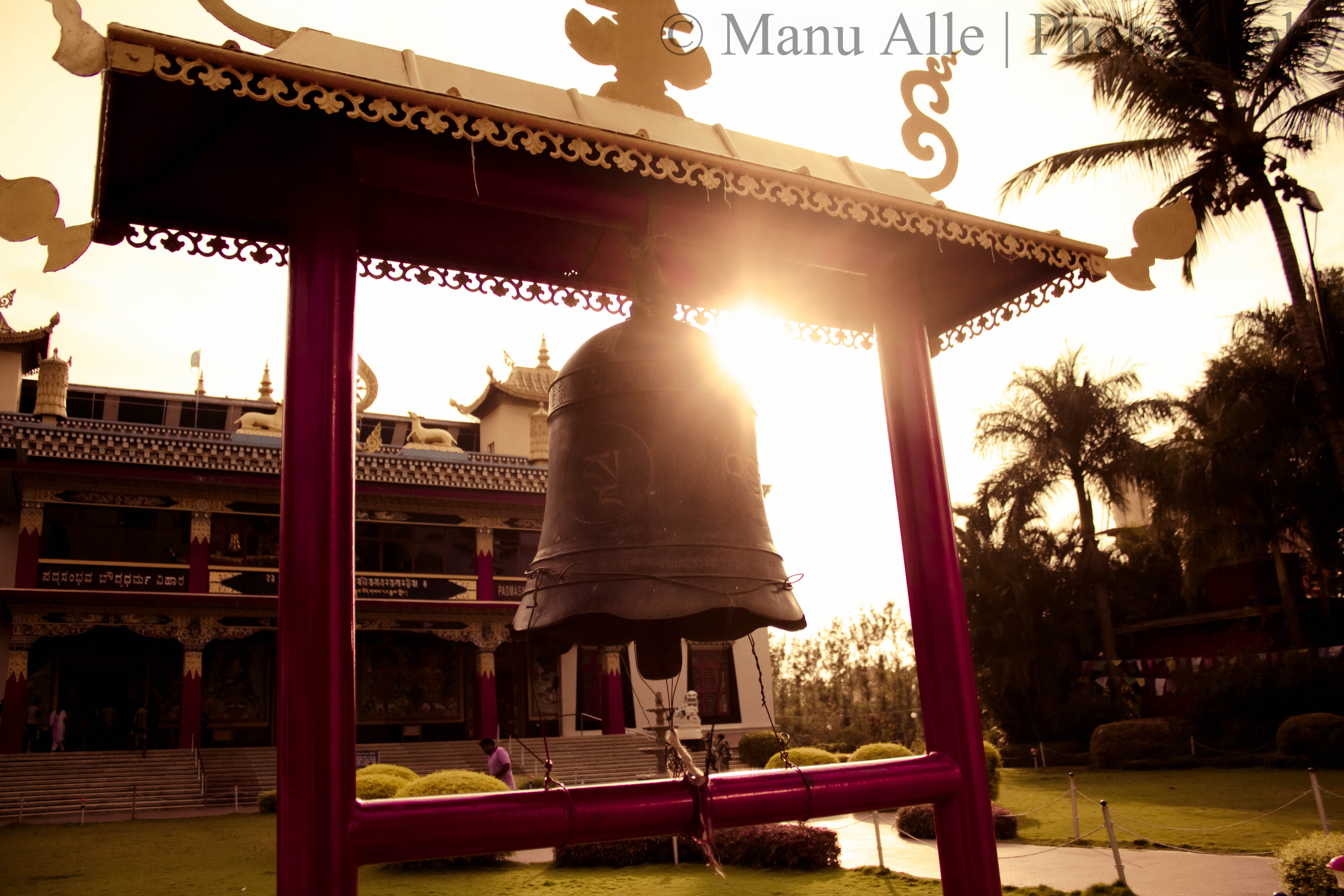 Prayer bell@ Namdroling monastery,coorg
