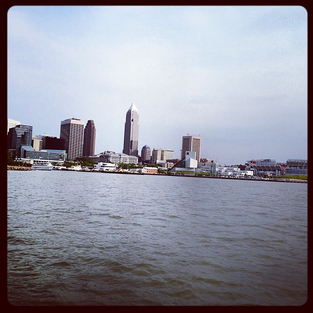 Cleveland from the water.