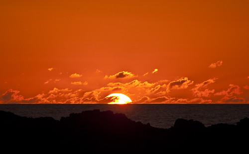 無料写真素材|自然風景|朝焼け・夕焼け|水平線|風景アイルランド