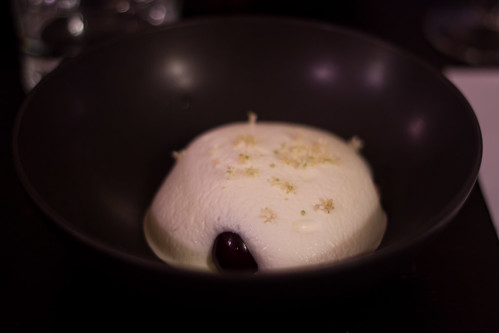 Marshmallow, Rhubarb, and Cherry at Le Chateaubriand