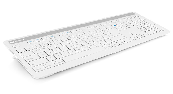 photo of Macally Keyboard Pairs With Five Bluetooth Devices, Plus One USB image