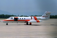 Z) Abelag Aviation Learjet 35 OO-LFY GRO 30/06/1994