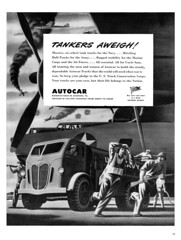 Autocar Truck Ads 1942-48,  William Campbell Artwork -- JUST THE ADS PLEASE