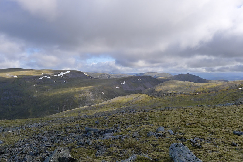 Looking across to Gael-Charn and Carn Dearg