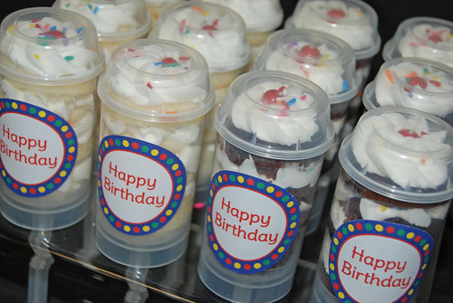 Birthday Cupcake Push-up Pops
