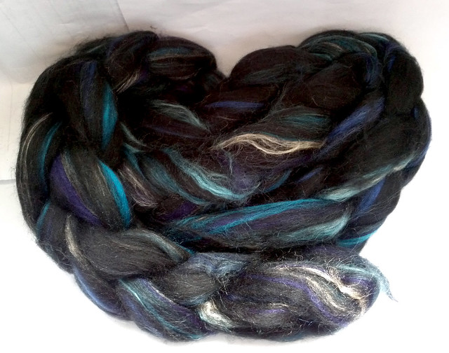 Dyeing for Colour Superwash Soysilk Seacell Silk Bamboo Blend - Edge of the Universe Colorway