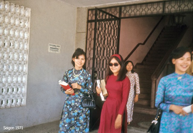 Saigon, 1971 - áo dài