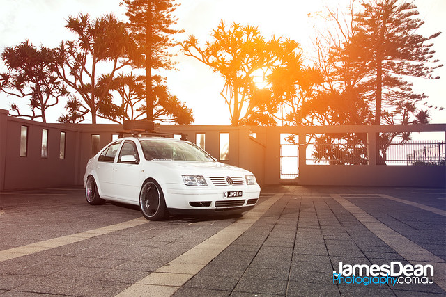 Here is one of the final shots I ever took of my Volkswagen Jetta slammed on