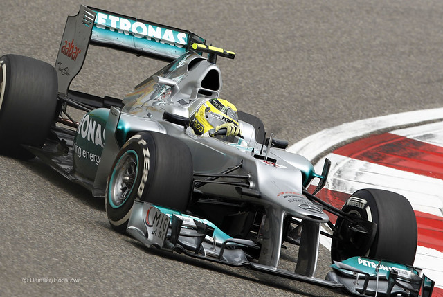 Nico Rosberg Mercedes W03 F1 Chinese GP