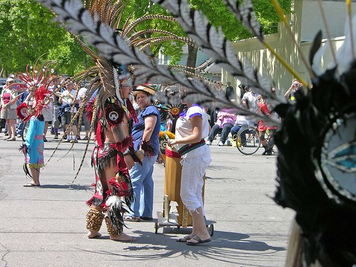 MayDay 2012, Aztec dancers