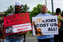 Fight for 15 Rally at McDonald's HQ Oak Brook, Illinois 5-25-16