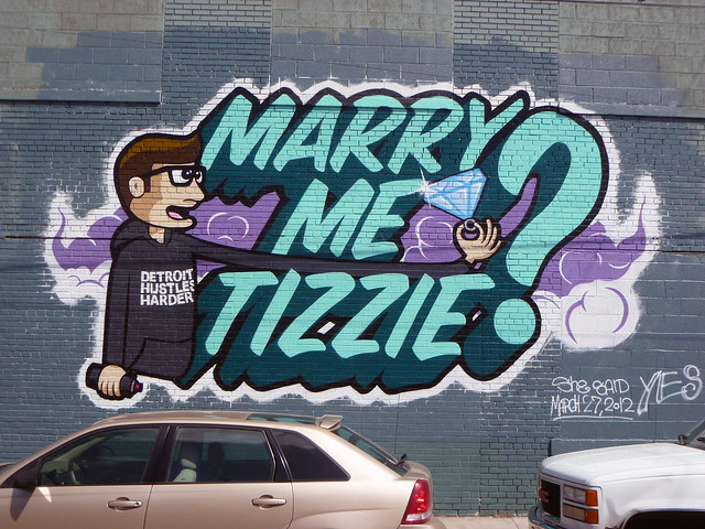 Marriage Proposal. Detroit 2012