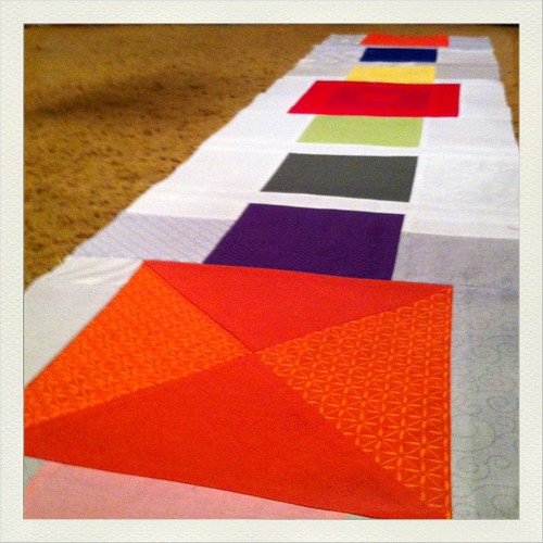 Started sewing a new quilt project this evening