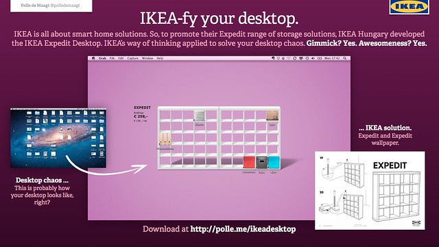 IKEA-fy your desktop.