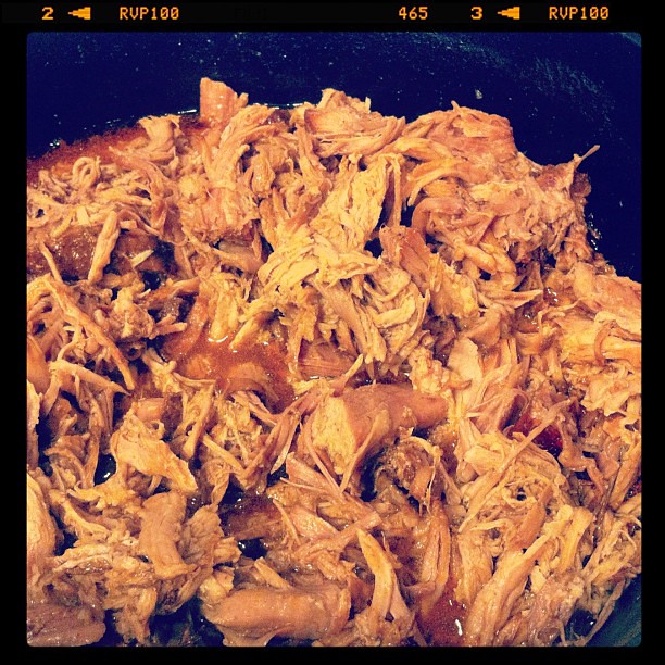 Pioneer Woman Dr. Pepper spicy pulled pork for the birthday dinner. Can. not. wait.
