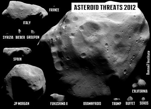 ASTEROID THREATS 2012 by Colonel Flick
