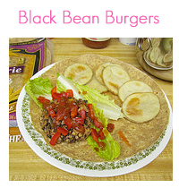 MEAL ICON Black Bean Burgers