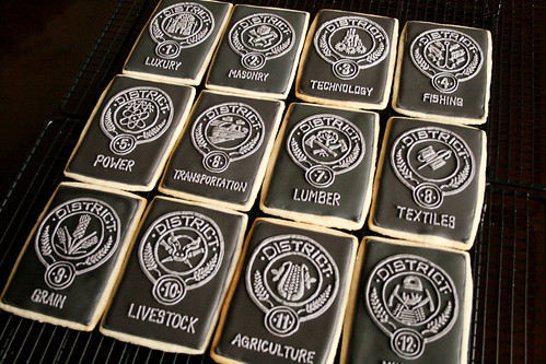 Hunger Games District Cookies.