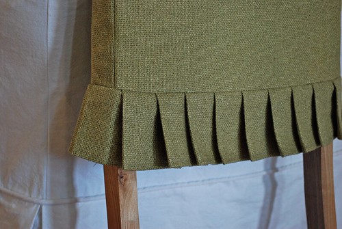 green parsons chair slipcover 2