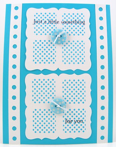 SOL April Turquoise Dots Card