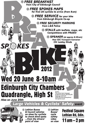 Cycle Poster Spokes Breakfast