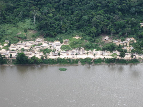 village along the Lualaba