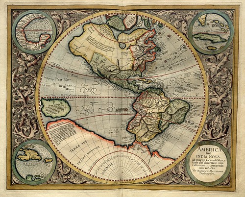 005- America-Atlas sive Cosmographicae meditationes de fabrica mvndi et fabricati figvra 1595- Mercator- library of Congress
