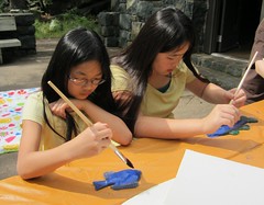 Girls Fish Painting