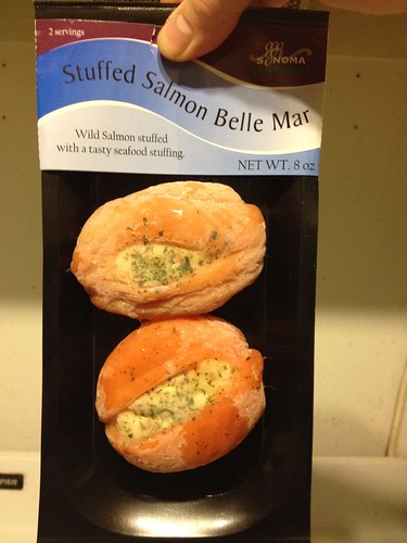 Stuffed salmon belle mar!