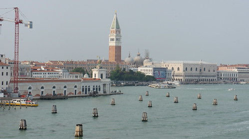 Views of Venice from a Departing Cruise Ship
