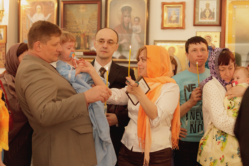 Фотосъемка крещения, Новосибирск