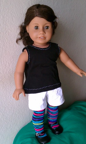 Alanna in Snazzy Tights by Among the Dolls