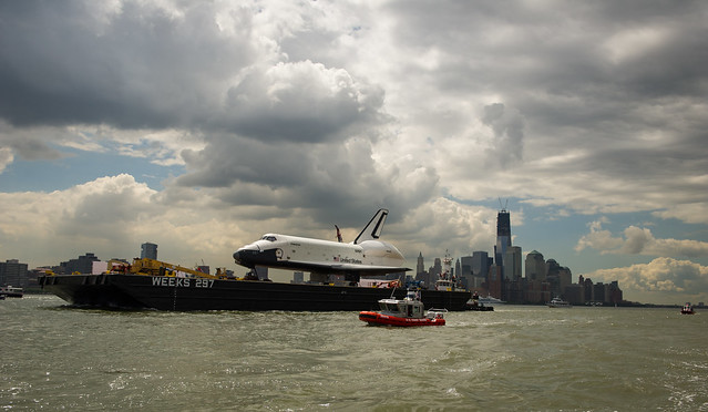 Space Shuttle Enterprise Move to Intrepid (201206060005HQ)