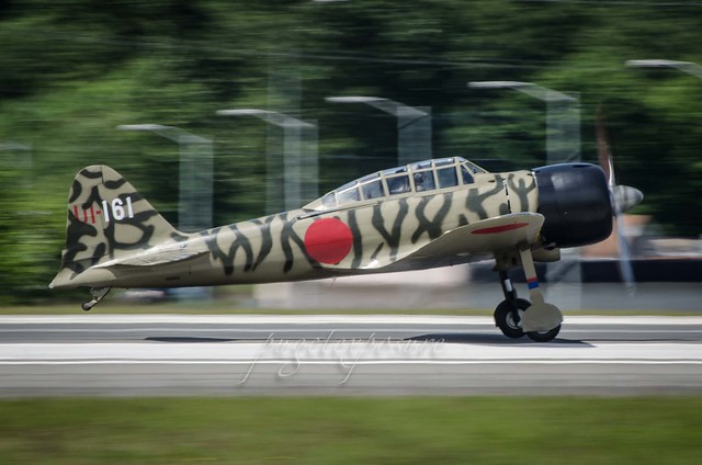 Tail rise of Mitsubishi A6M3-22 (Zeke/Zero) N3852