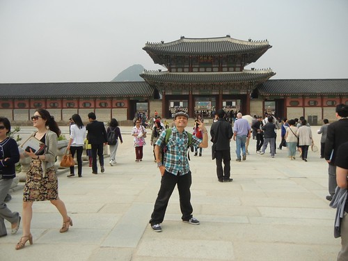rik at Gyeongbokgung Palace, Seoul