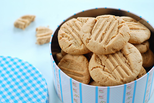 maapähklivõiküpsised/peanut butter cookies