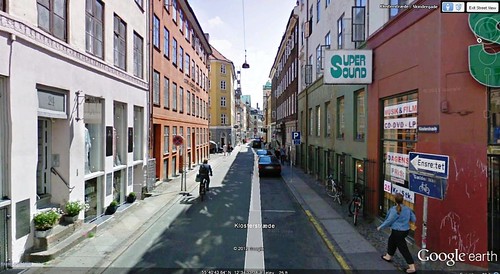 Copenhagen walking route view 2 (via Google Earth)