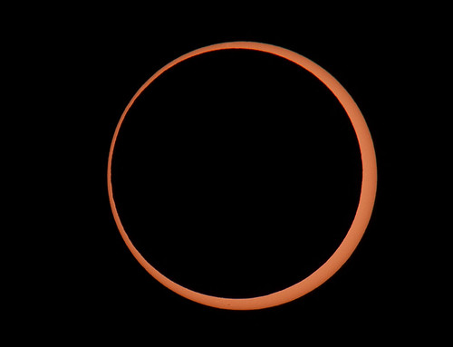 Annular Eclipse, Bryce Canyon 2012 - Maximum Annularity
