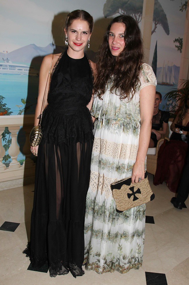 9 - Eugenie Niarchos und Tatiana Santo Domingo, de GRISOGONO Party, Cannes,23.Mai