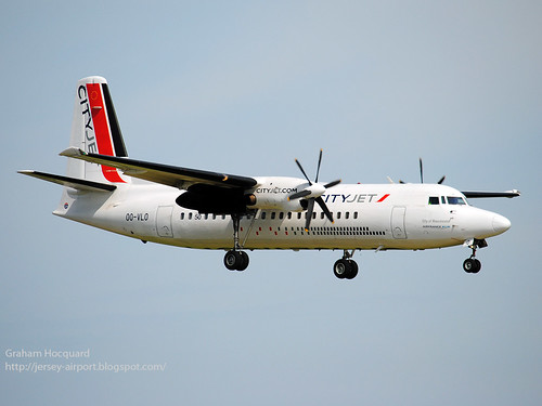 OO-VLO Fokker 50 by Jersey Airport Photography