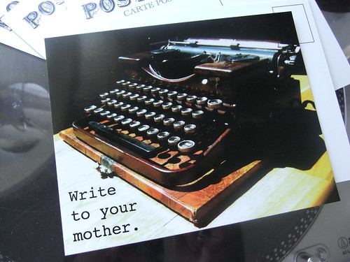 Write to Your Mother Postcard