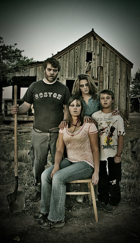 Zombie Family Photo